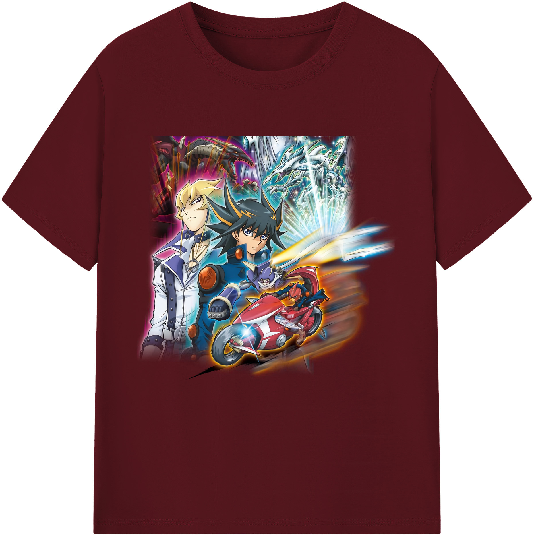 （画像用） 遊☆戯☆王 Yu-Gi-Oh! 綿100％半袖Tシャツ（フロントプリント）